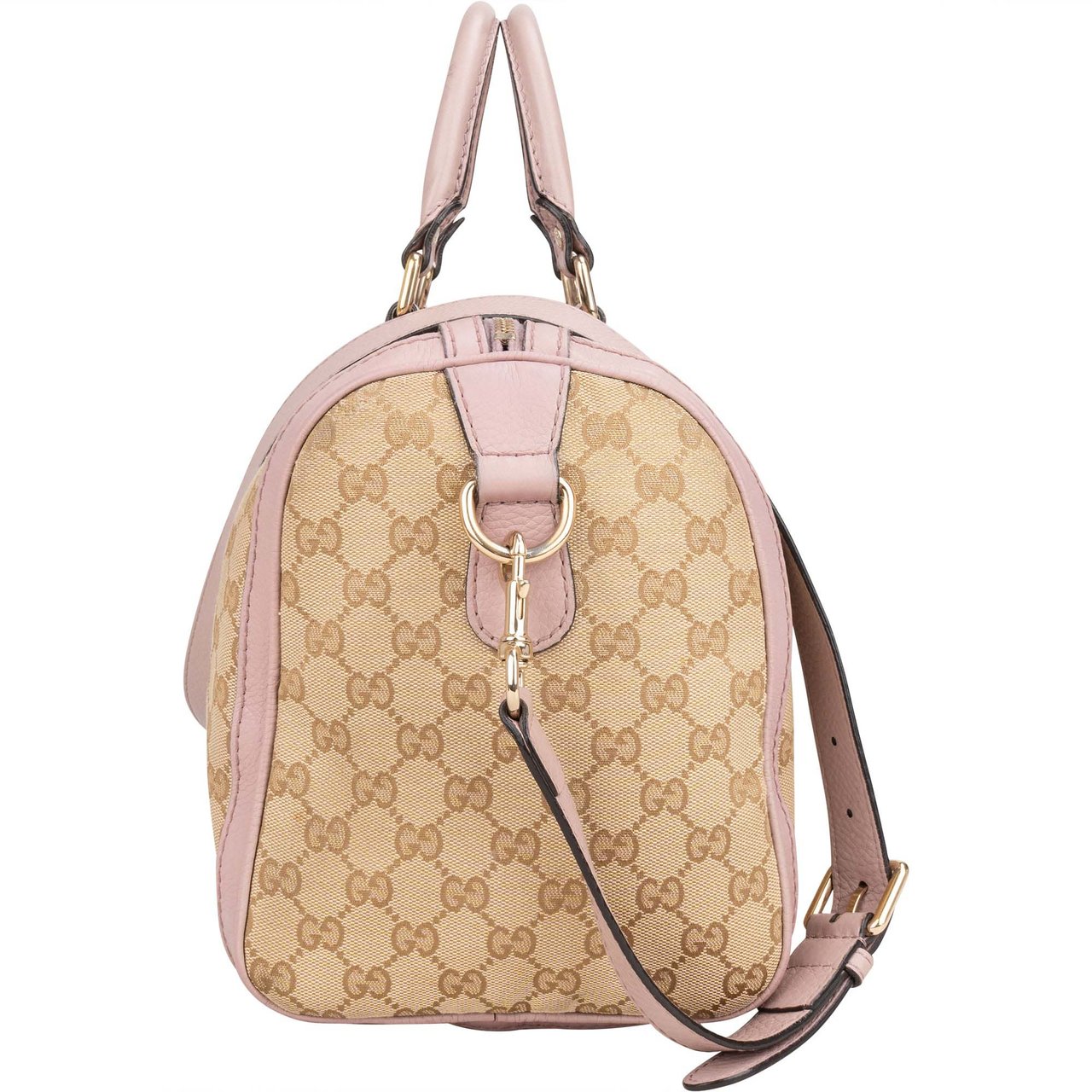 Gucci Gucci GG Monogram Stripe Boston Handbag Divers