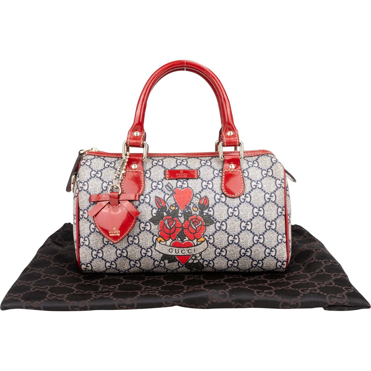 Gucci Gucci Limited GG Supreme Monogram Tattoo Handbag Divers