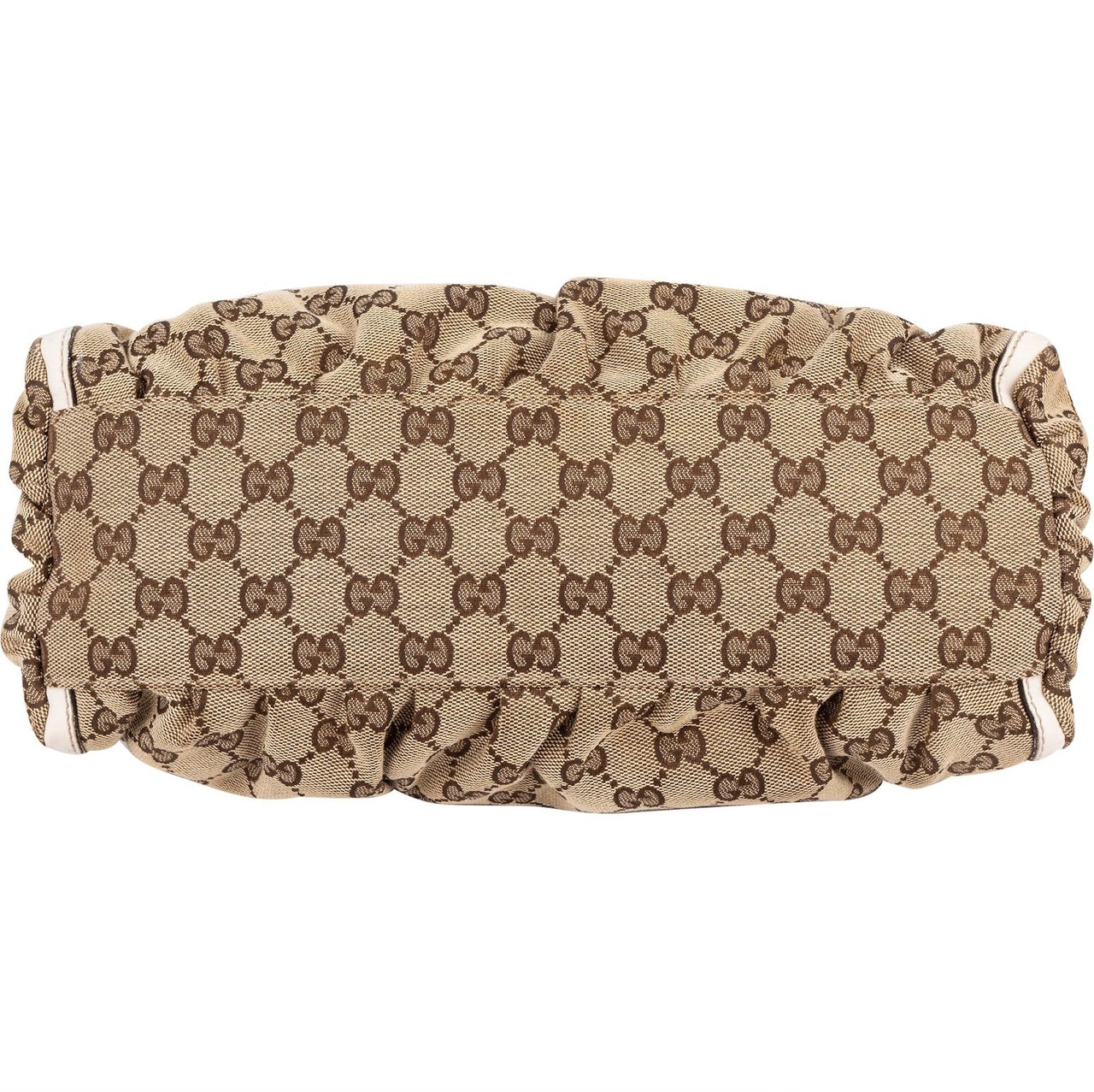 Gucci Gucci Monogram GG Abbey D-Ring Shoulder Bag Beige