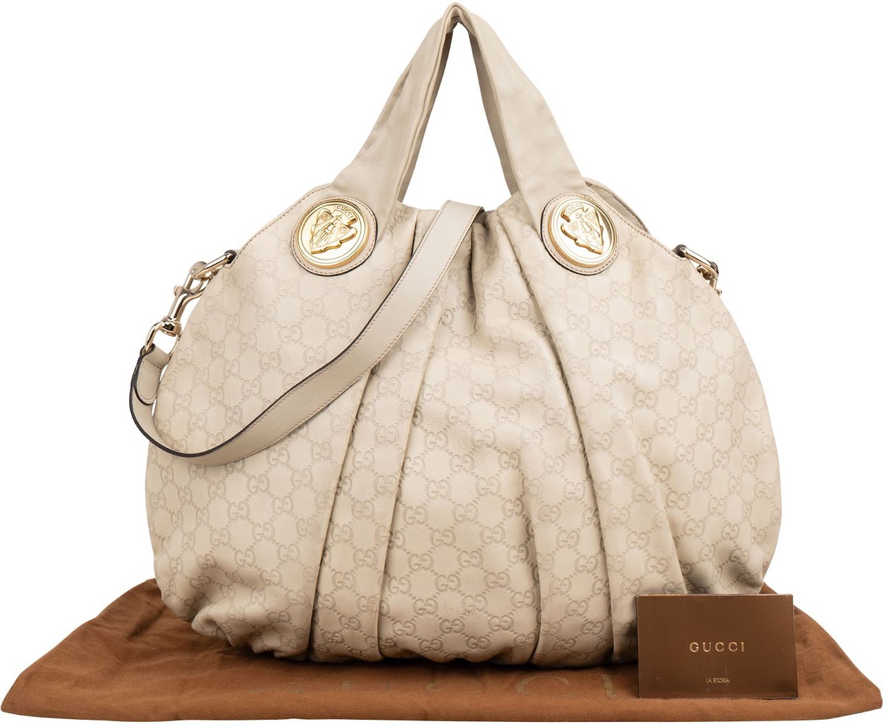 Gucci Gucci Guccissima Leather Hysteria Top Handle Hobo Handbag Divers