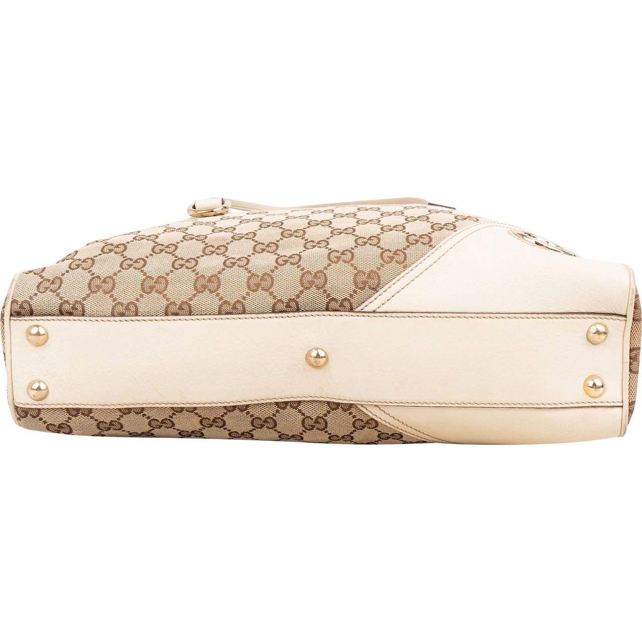 Gucci Monogram GG Shoulder Bag Beige