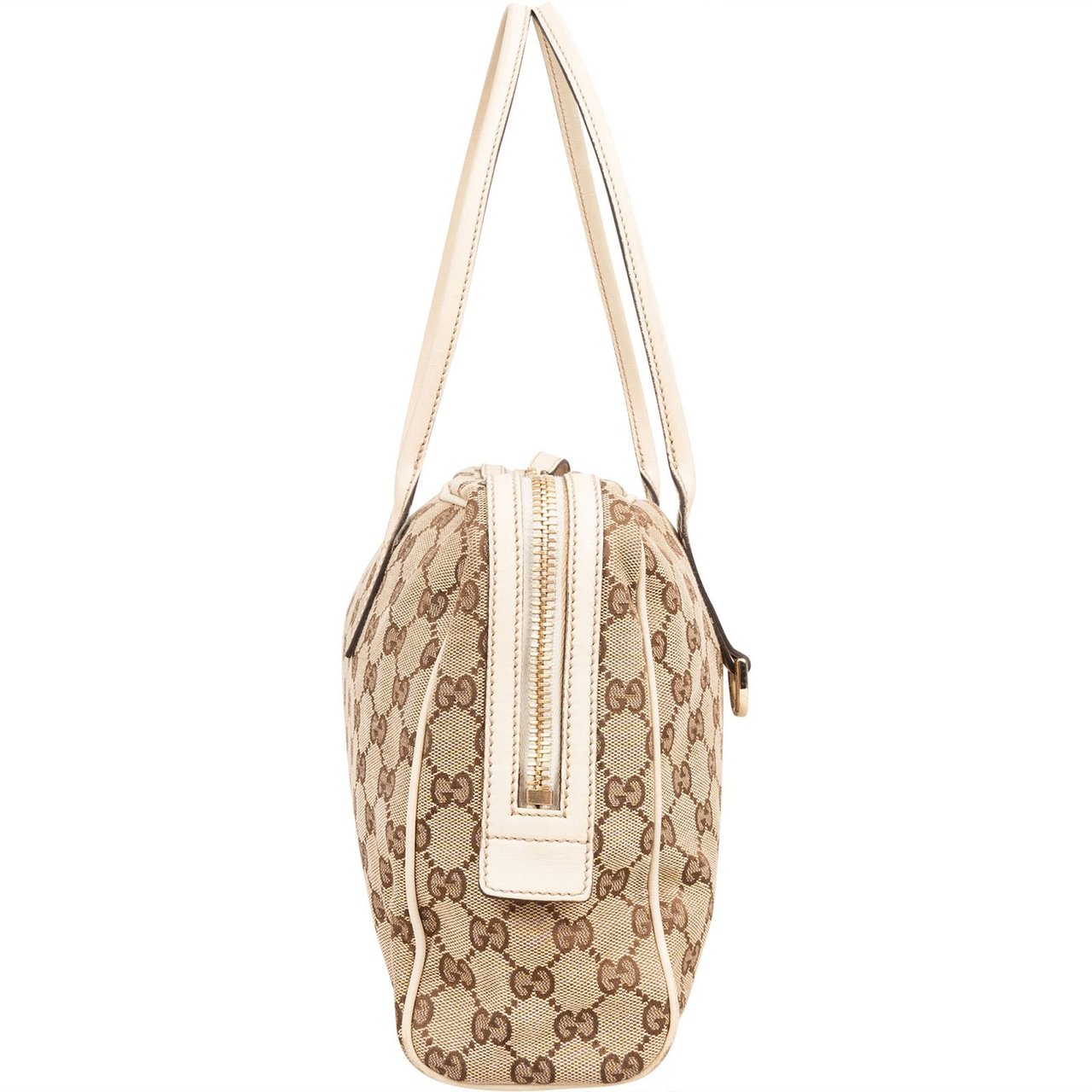 Gucci Monogram GG Shoulder Bag Beige