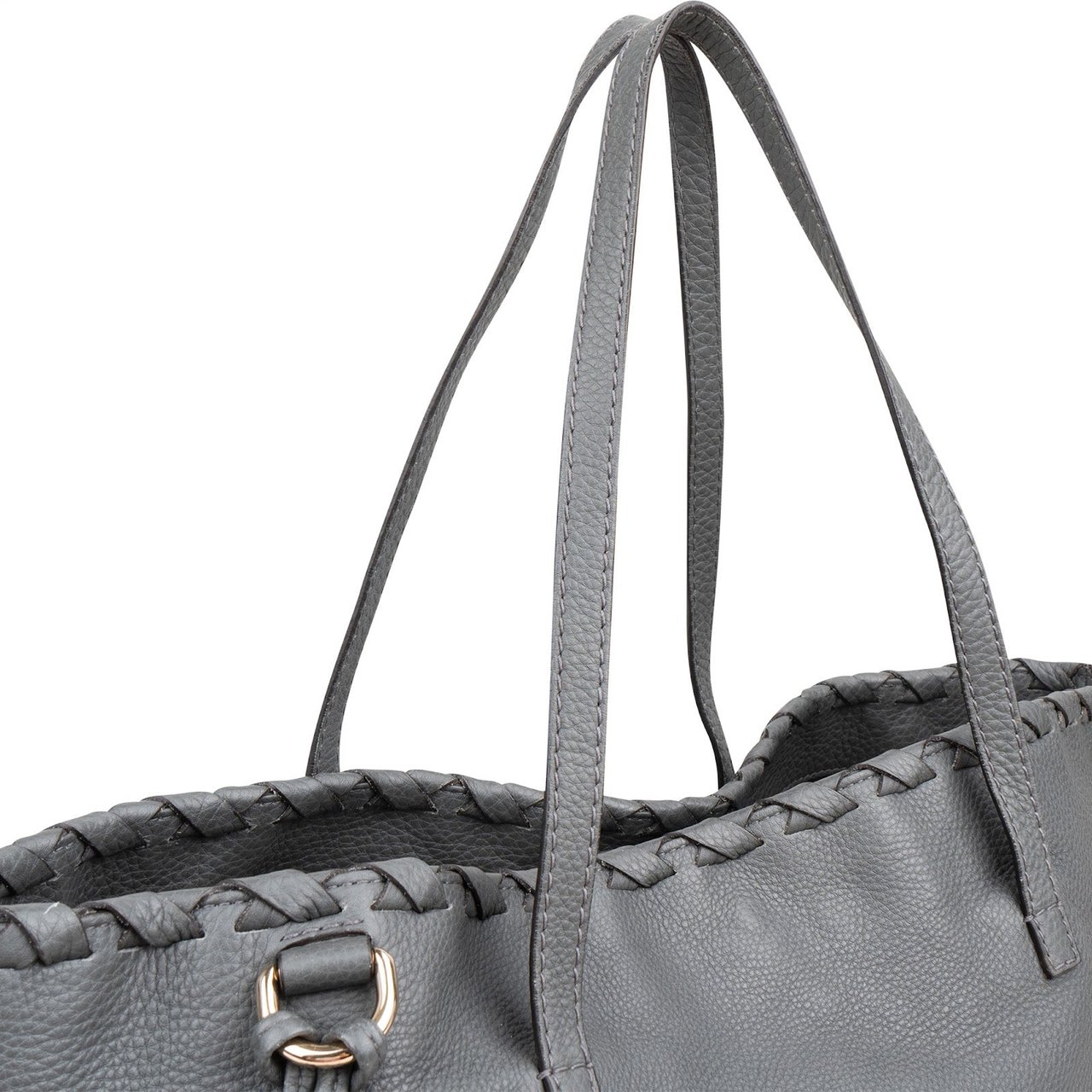 Gucci Leather Bamboo Tassel Tote Shoulder Bag Divers