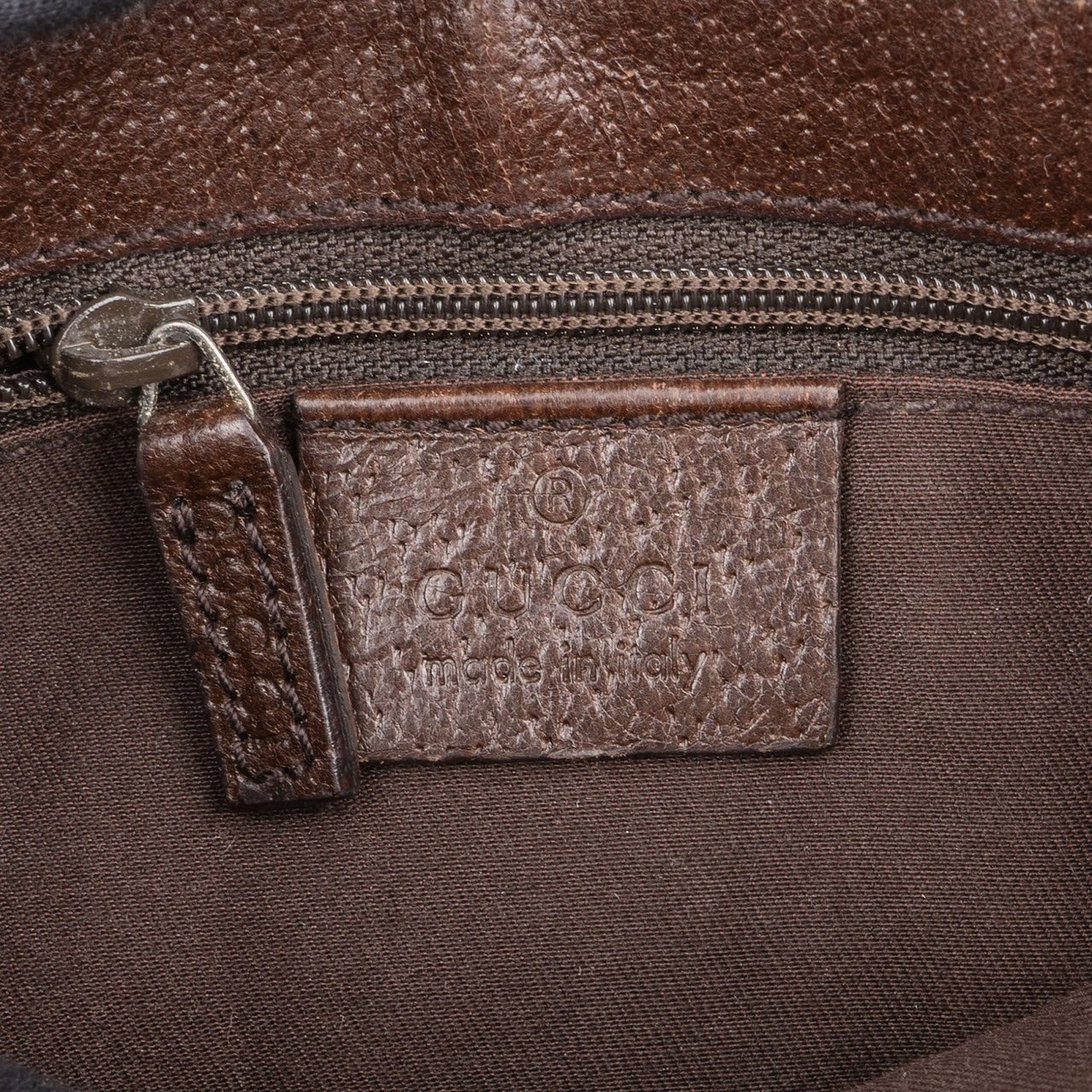 Gucci GG Monogram Crossbody Bumbag Bruin