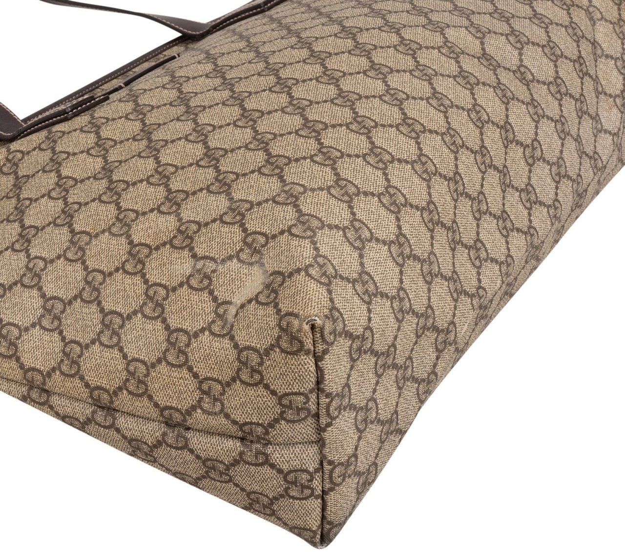 Gucci Gucci Monogram GG Supreme Tote Handbag Beige