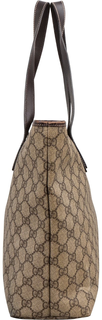 Gucci Gucci Monogram GG Supreme Tote Handbag Beige