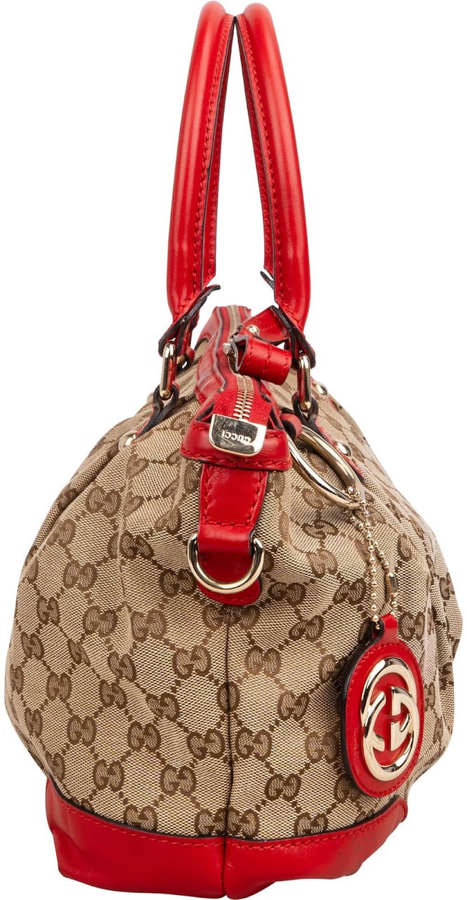 Gucci Monogram GG Sukey Handbag Beige