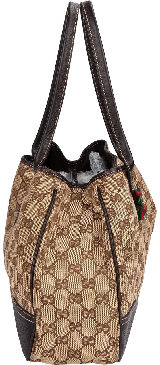 Gucci Gucci Monogram GG Canvas Princy Shoulder Bag Beige