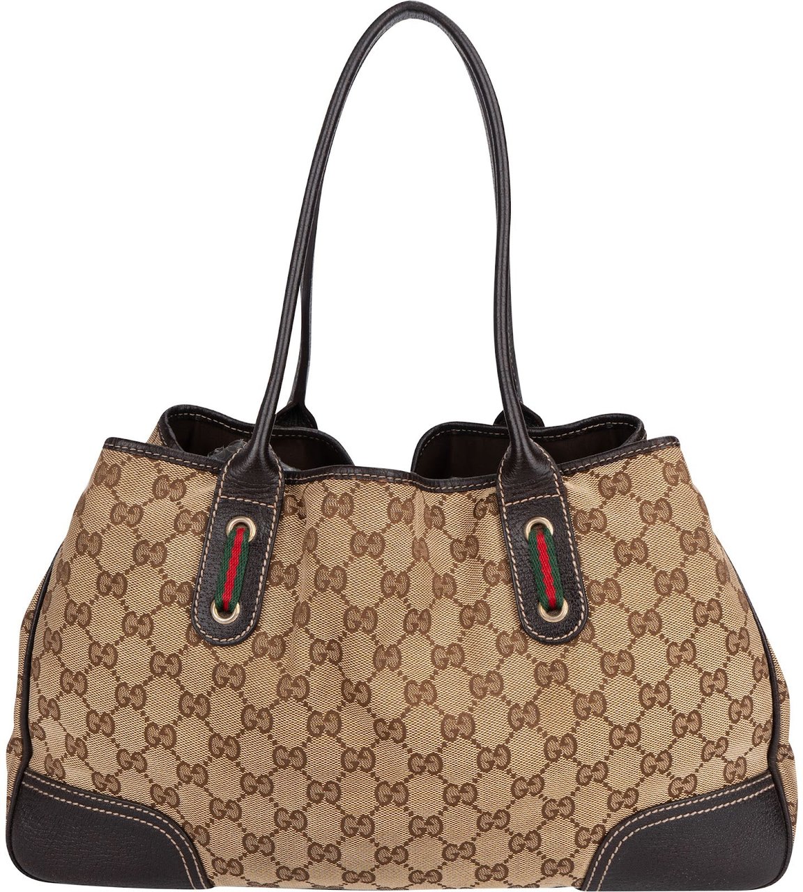 Gucci Gucci Monogram GG Canvas Princy Shoulder Bag Beige