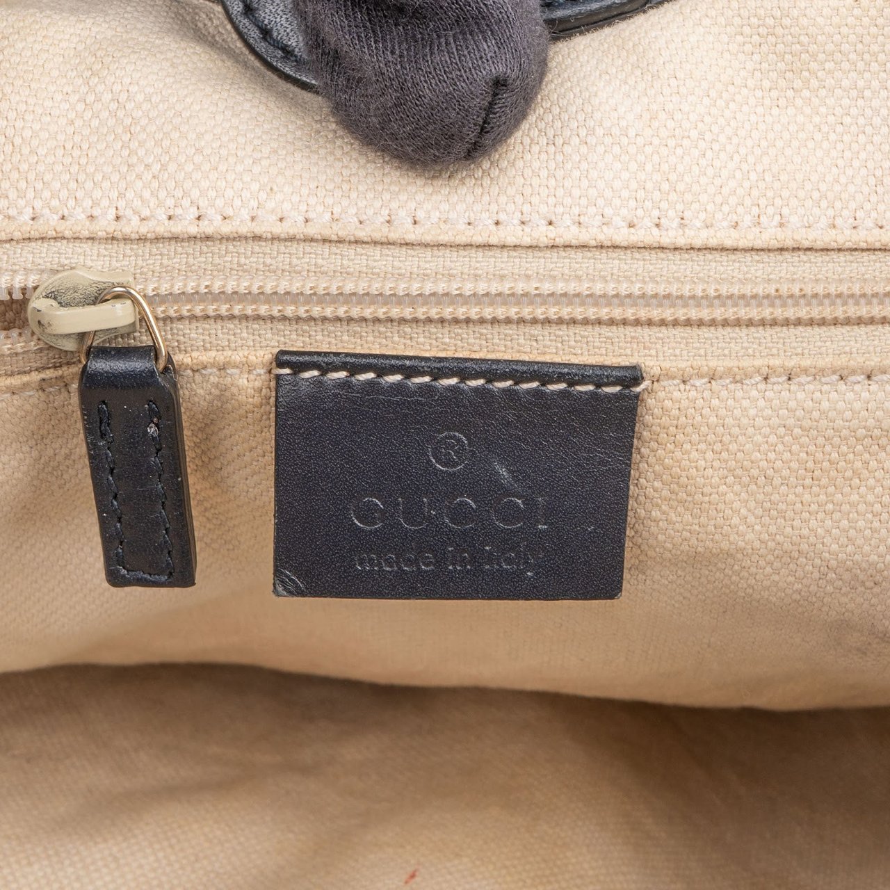 Gucci Gucci Monogram GG Canvas Sukey Handbag Blauw
