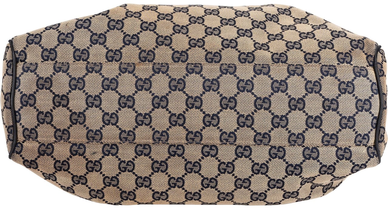 Gucci Gucci Monogram GG Canvas Sukey Handbag Blauw