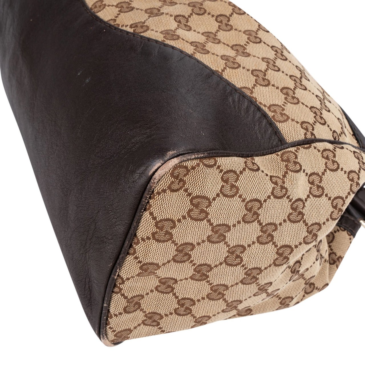 Gucci Gucci Monogram GG Canvas Eclipse Hobo Shoulder Bag Beige