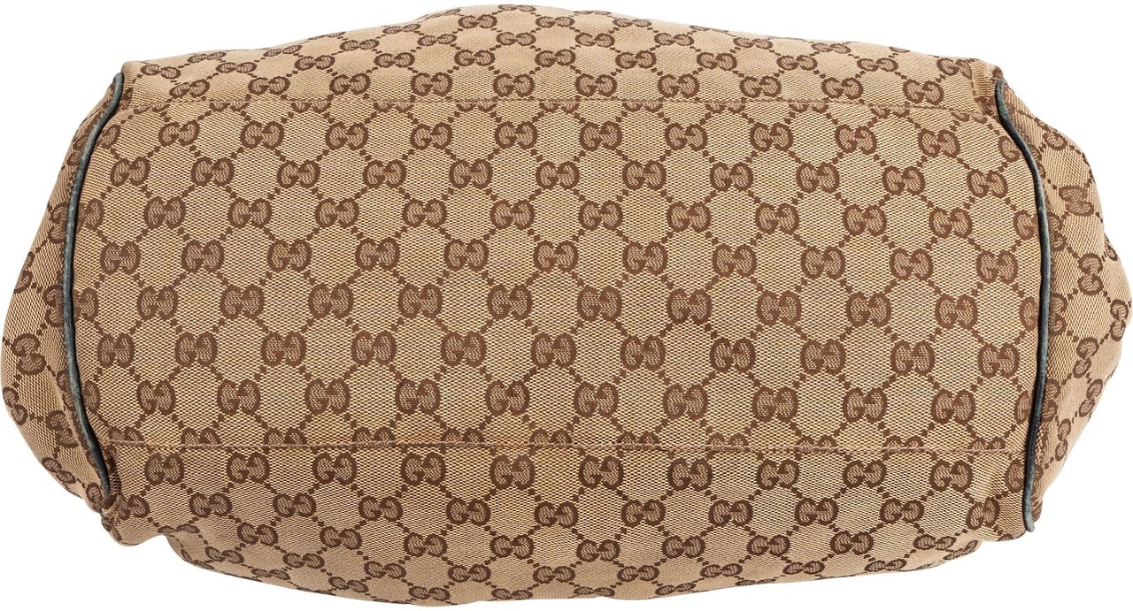Gucci Monogram GG Sukey Shoulder Bag Beige