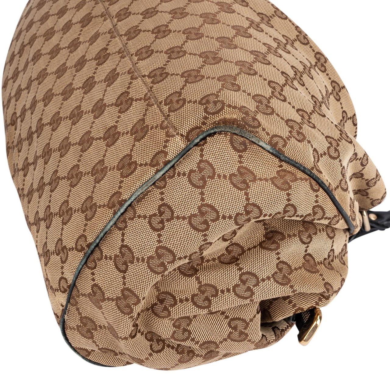 Gucci Monogram GG Sukey Shoulder Bag Beige