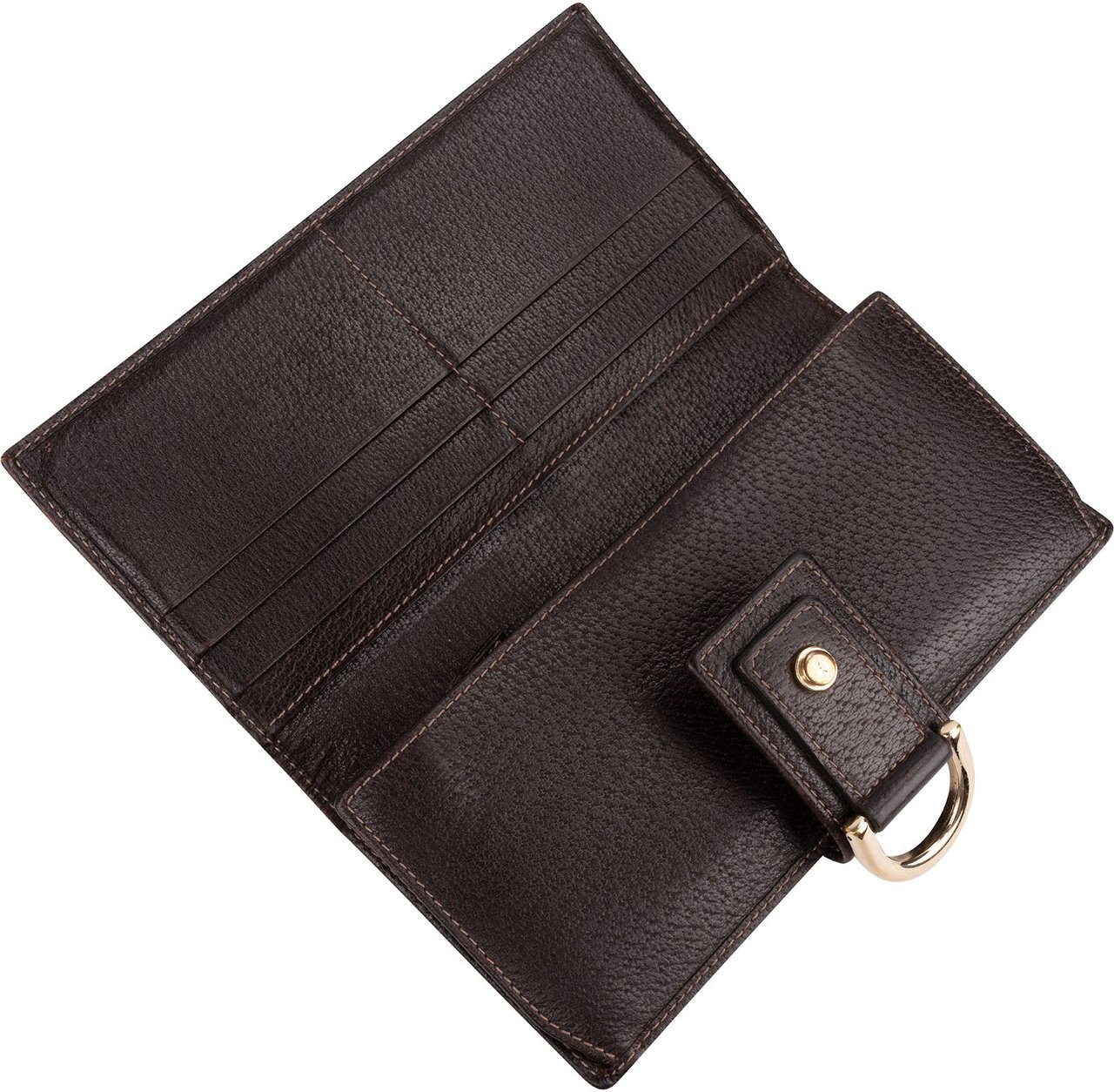 Gucci Monogram GG Canvas Abbey D-Ring Continental Wallet Beige
