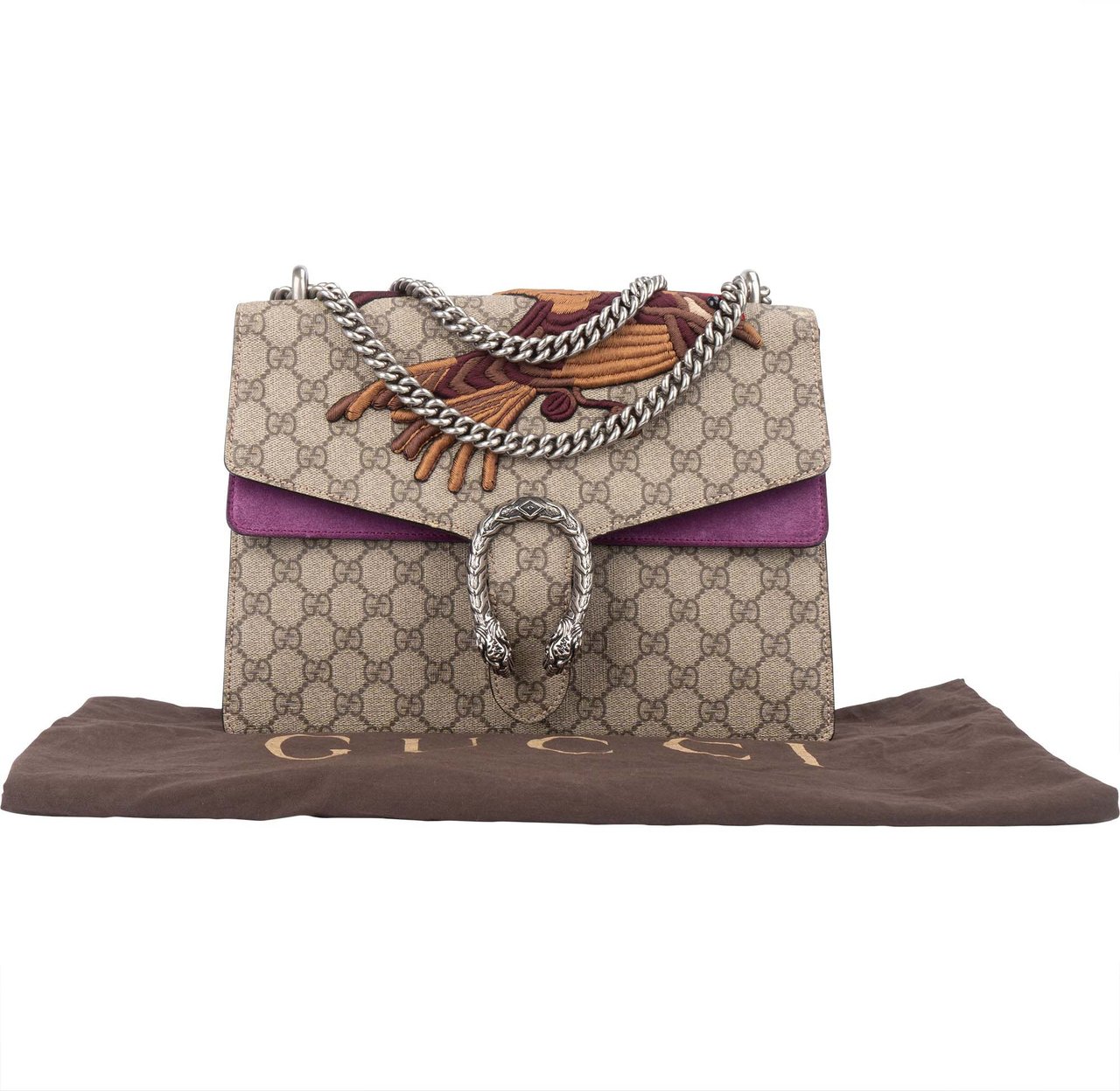 Gucci Gucci Limited Bird GG Monogram Dionysus Shoulder Bag Divers