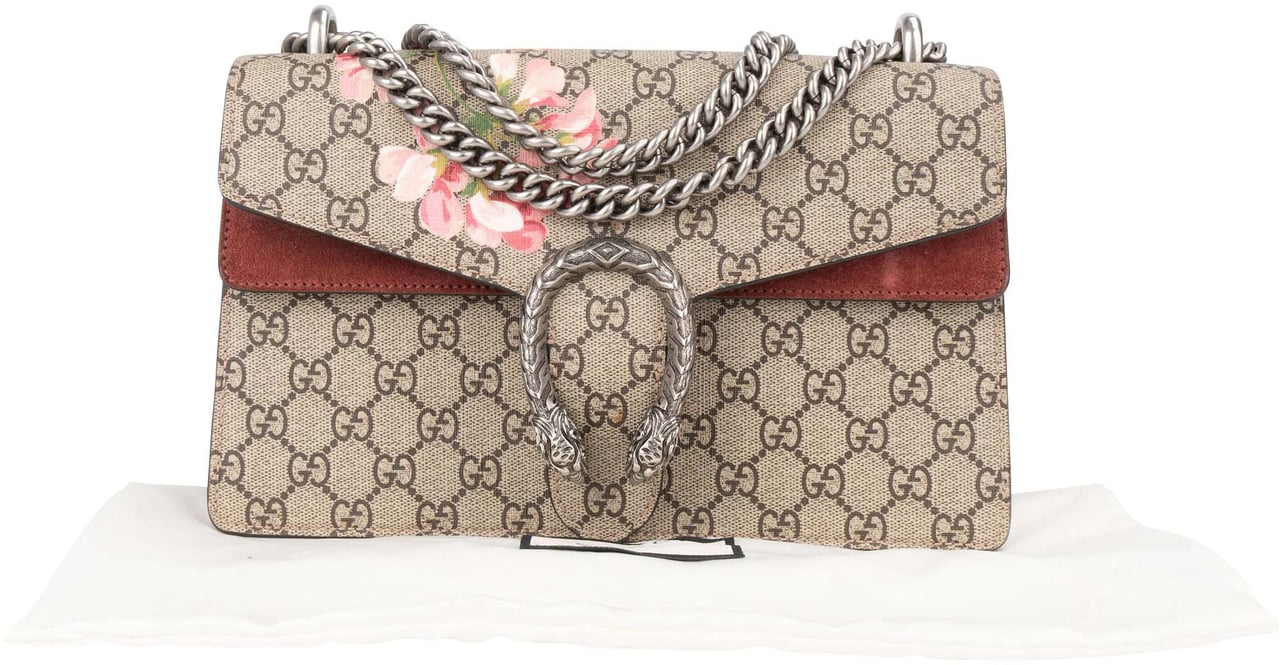 Gucci Gucci GG Floral Monogram Dionysus Shoulder Bag Divers