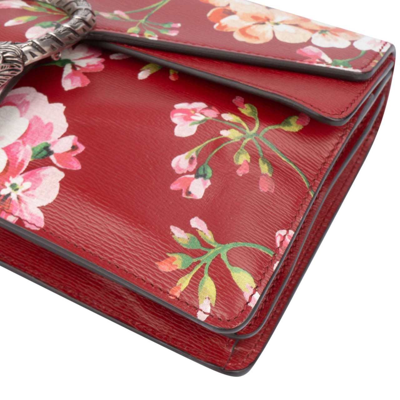 Gucci Gucci Leather Floral Dionysus Shoulder Bag Divers