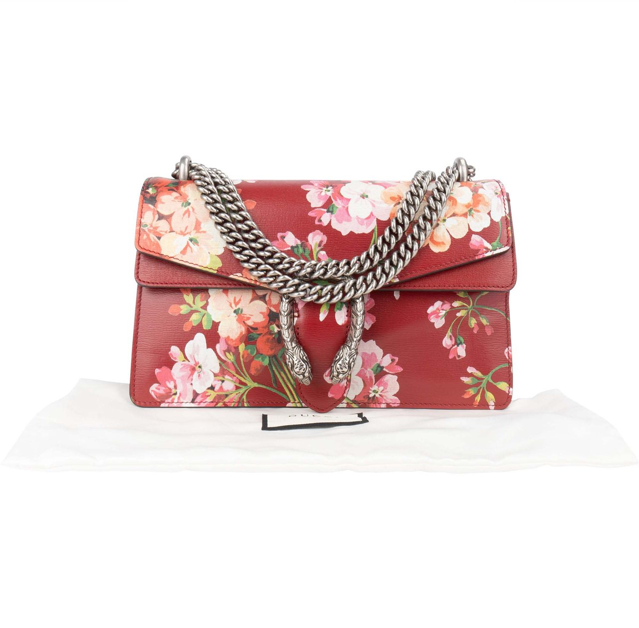Gucci Gucci Leather Floral Dionysus Shoulder Bag Divers