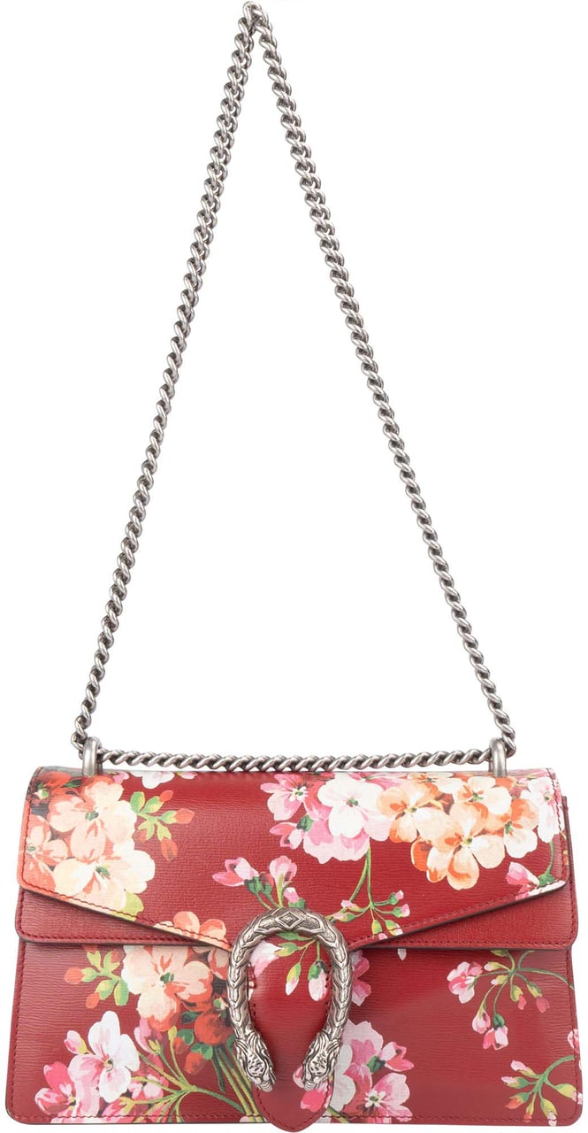 Gucci Gucci Leather Floral Dionysus Shoulder Bag Divers