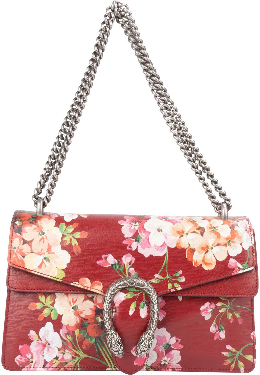 Gucci Gucci Leather Floral Dionysus Shoulder Bag Divers