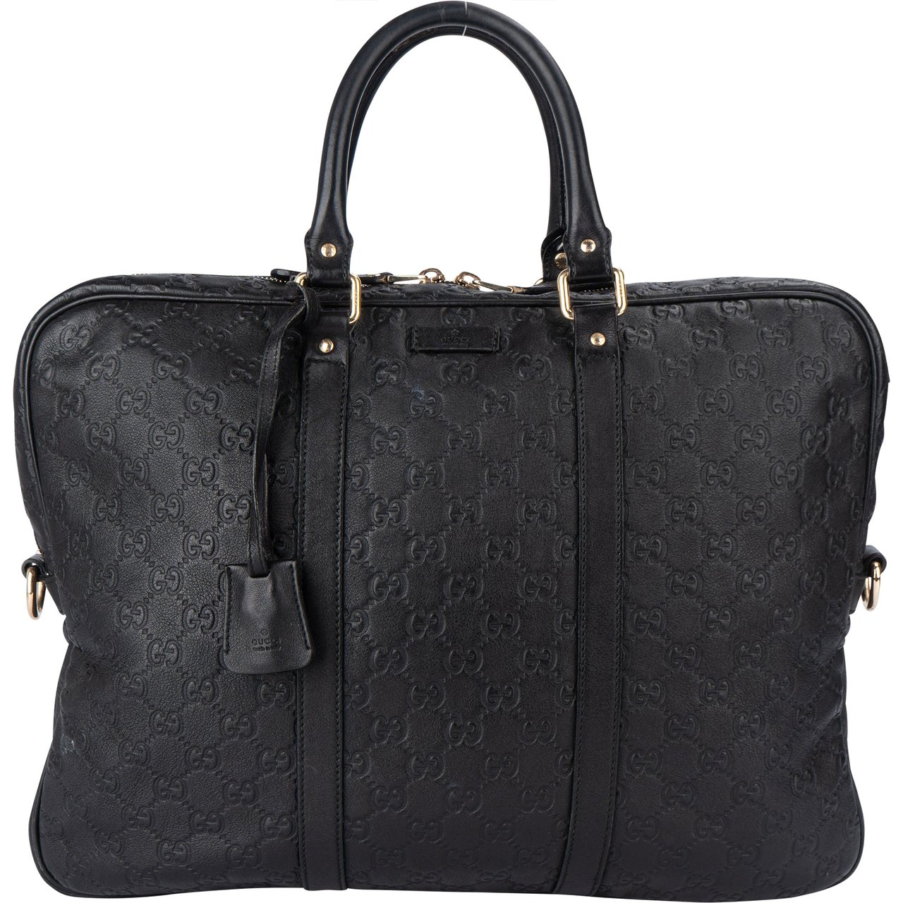 Gucci Gucci GG Leather Monogram Business Handbag Divers