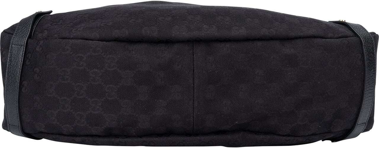 Gucci Gucci GG Monogram Abbey Handbag Zwart