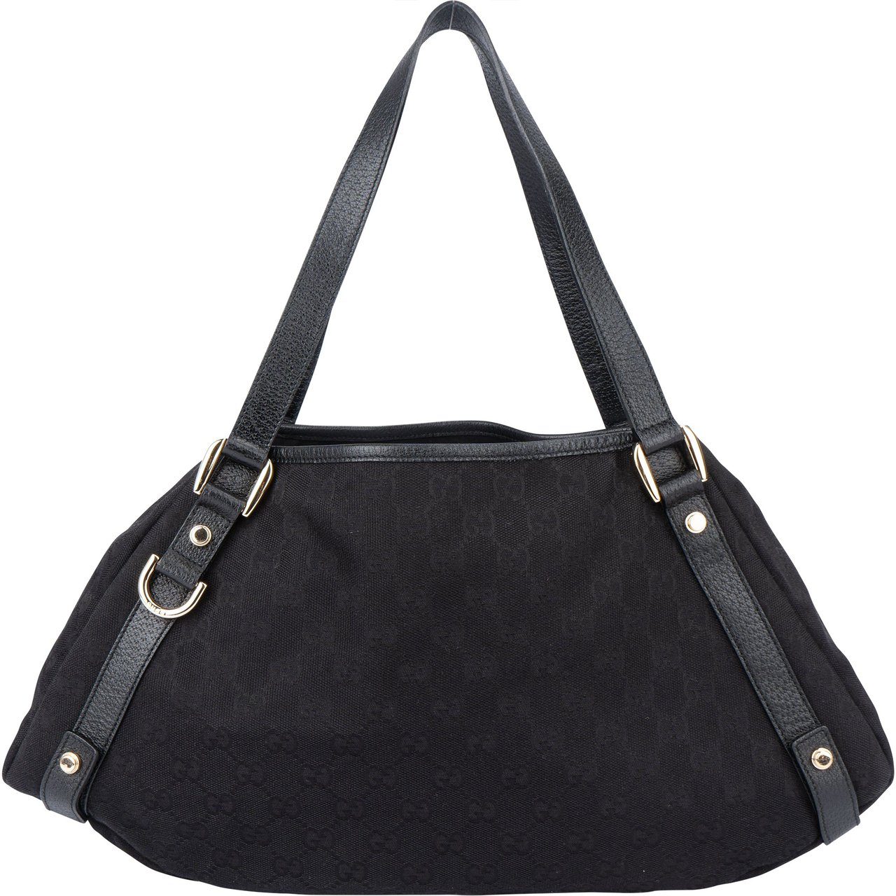 Gucci Gucci GG Monogram Abbey Handbag Zwart