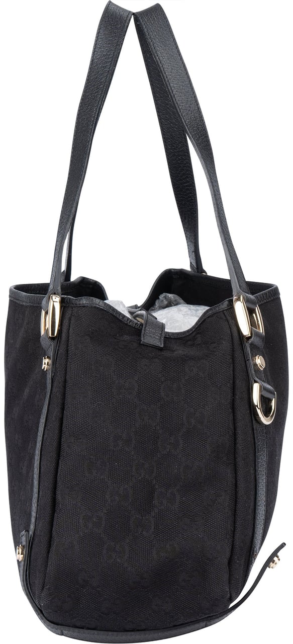 Gucci Gucci GG Monogram Abbey Handbag Zwart