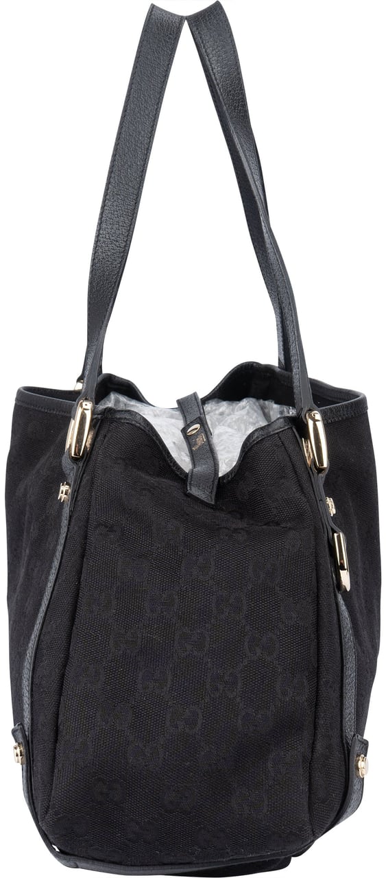 Gucci Gucci GG Monogram Abbey Handbag Zwart