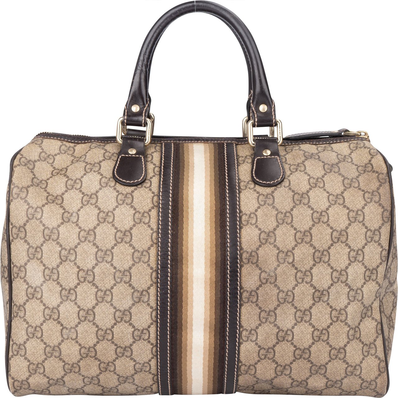 Gucci Gucci GG Supreme Monogram Boston Handbag Divers
