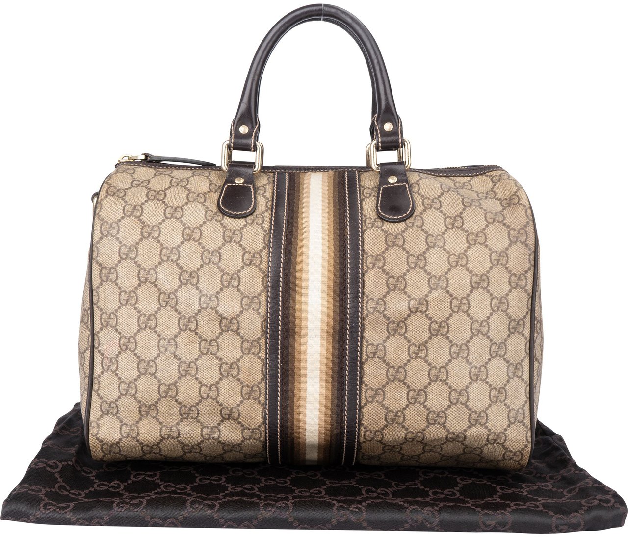 Gucci Gucci GG Supreme Monogram Boston Handbag Divers