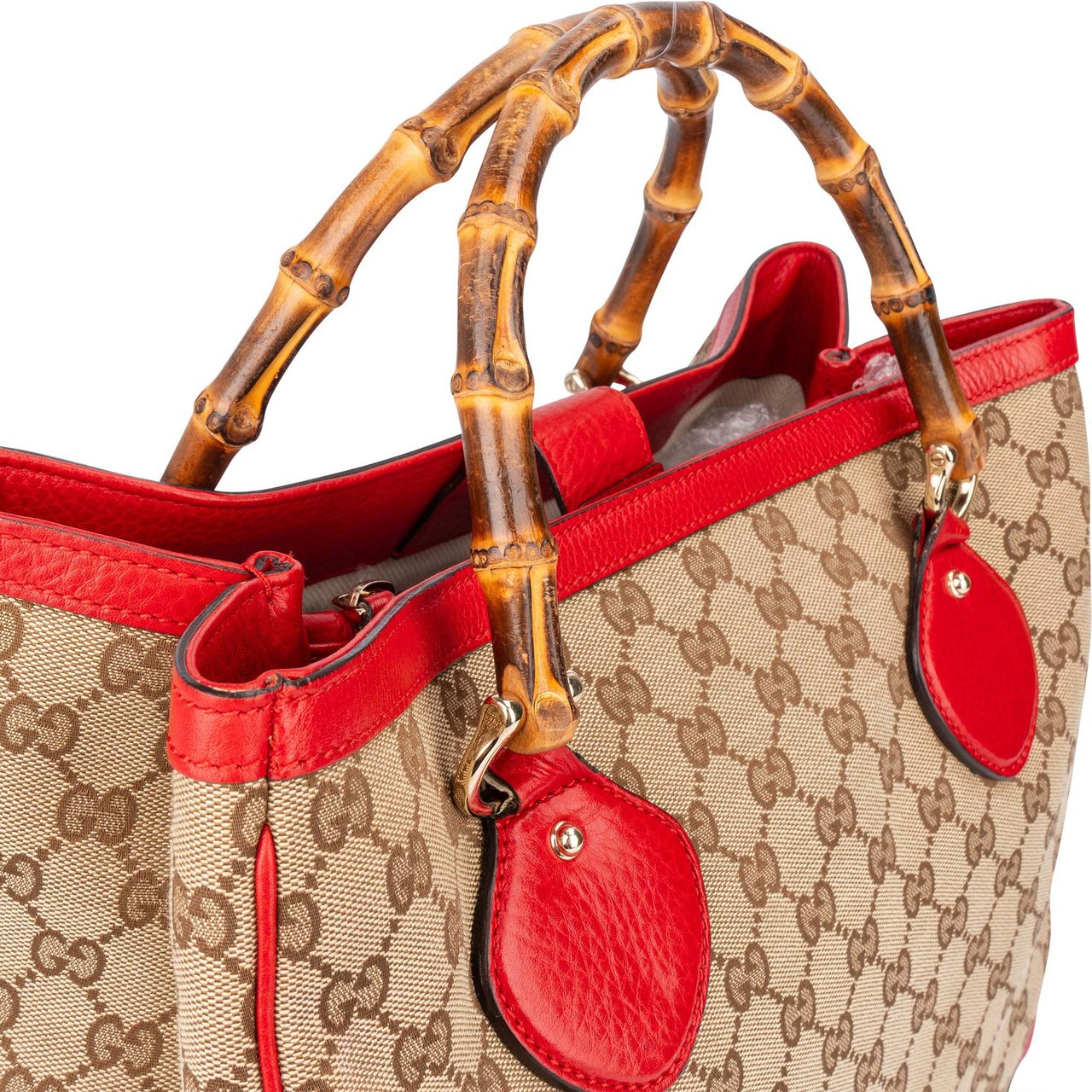 Gucci Gucci GG Monogram Bamboo Handbag Divers