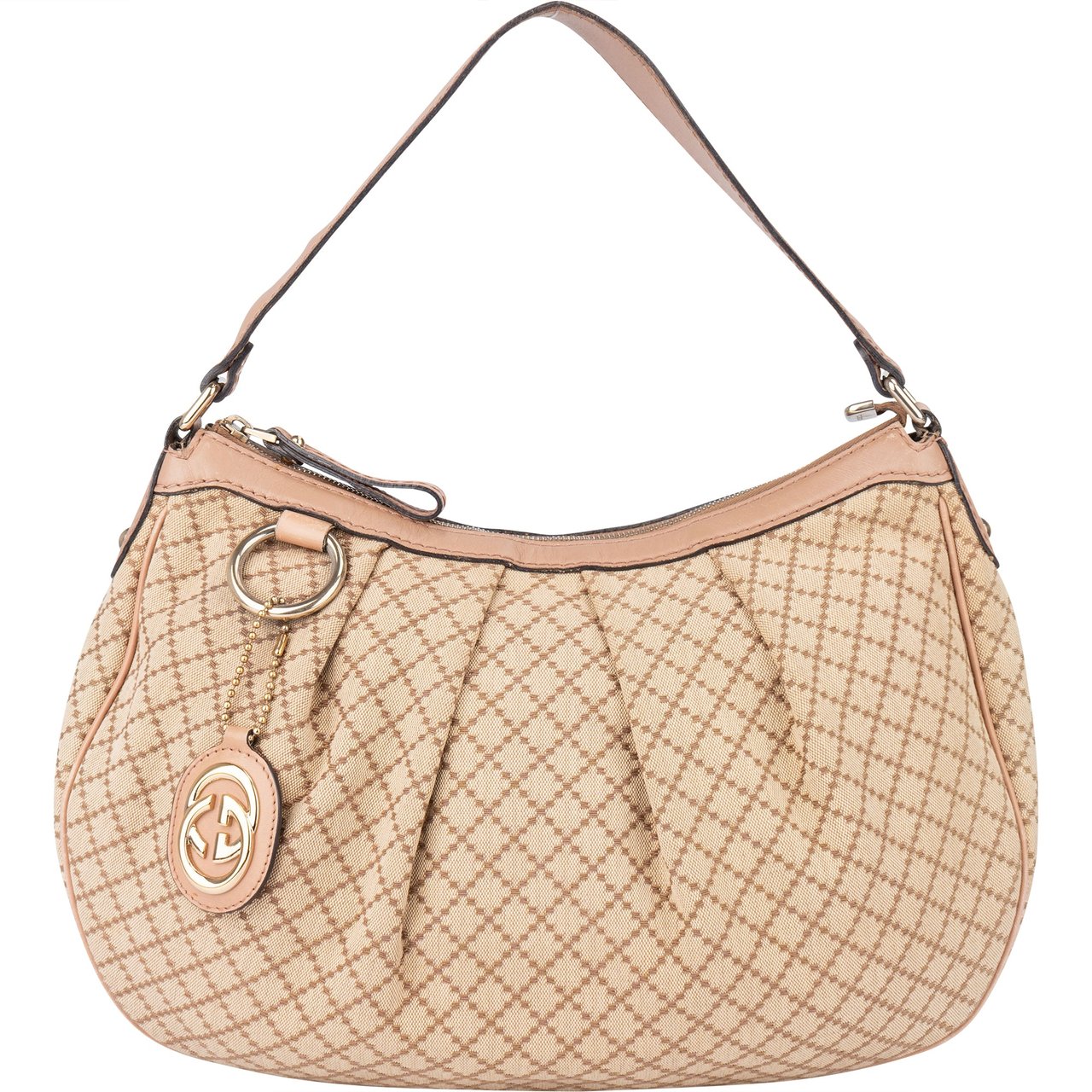 Gucci Gucci Special Monogram Sukey Hobo Bag Beige
