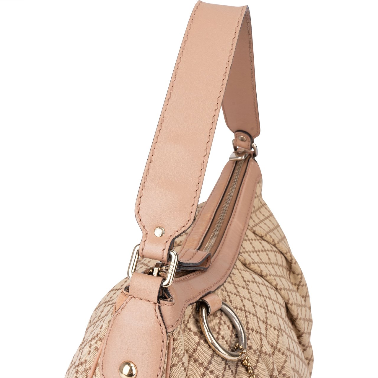 Gucci Gucci Special Monogram Sukey Hobo Bag Beige