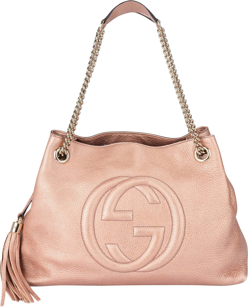 Gucci Gucci Leather GG Soho Crossbody Bag Divers