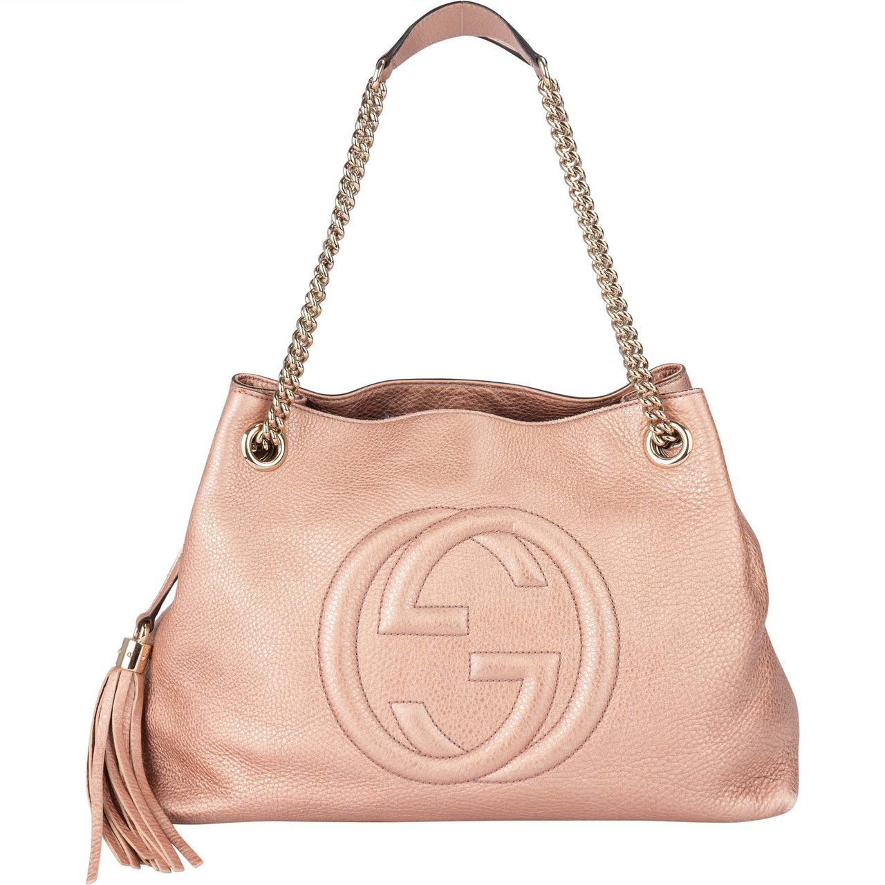 Gucci Gucci Leather GG Soho Crossbody Bag Divers