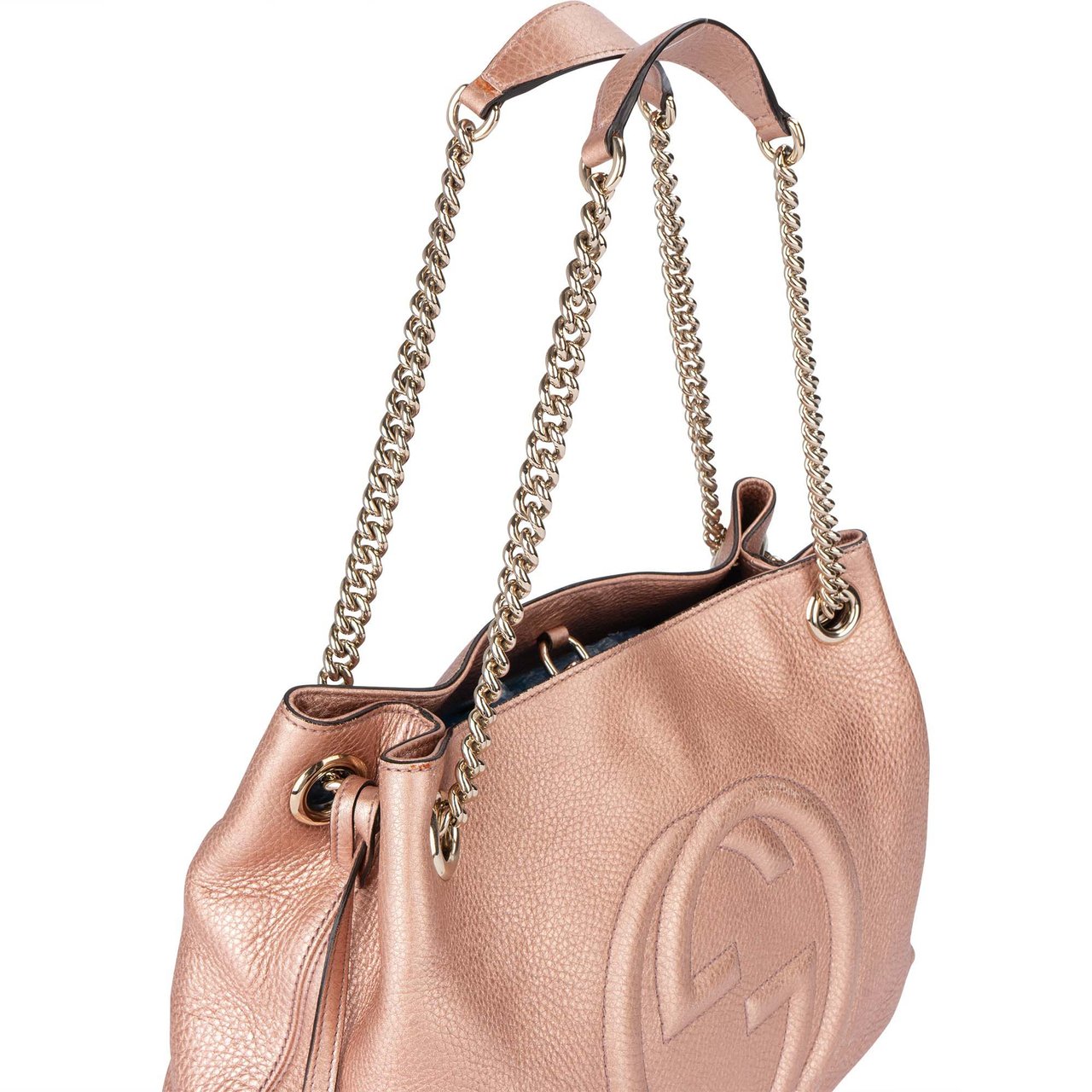 Gucci Gucci Leather GG Soho Crossbody Bag Divers