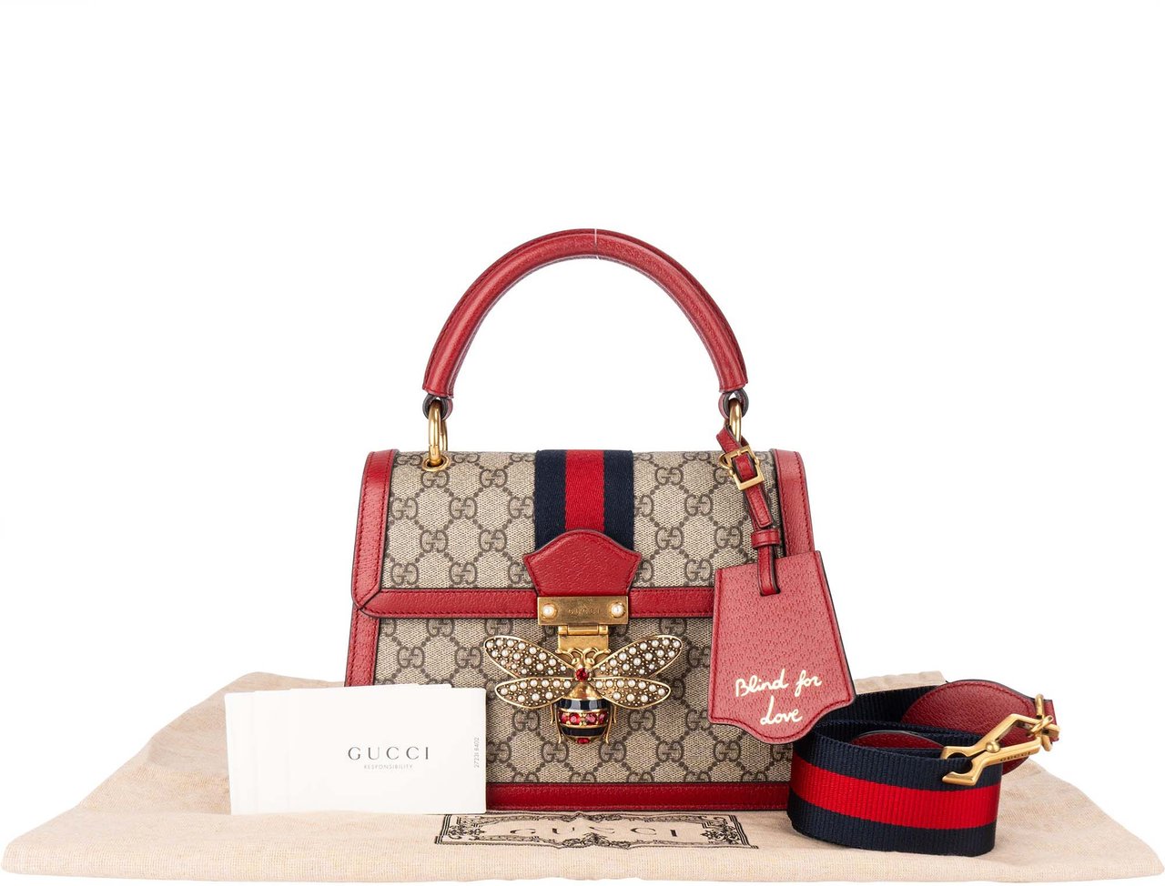 Gucci Gucci GG Monogram Queen Margaret Handbag Divers