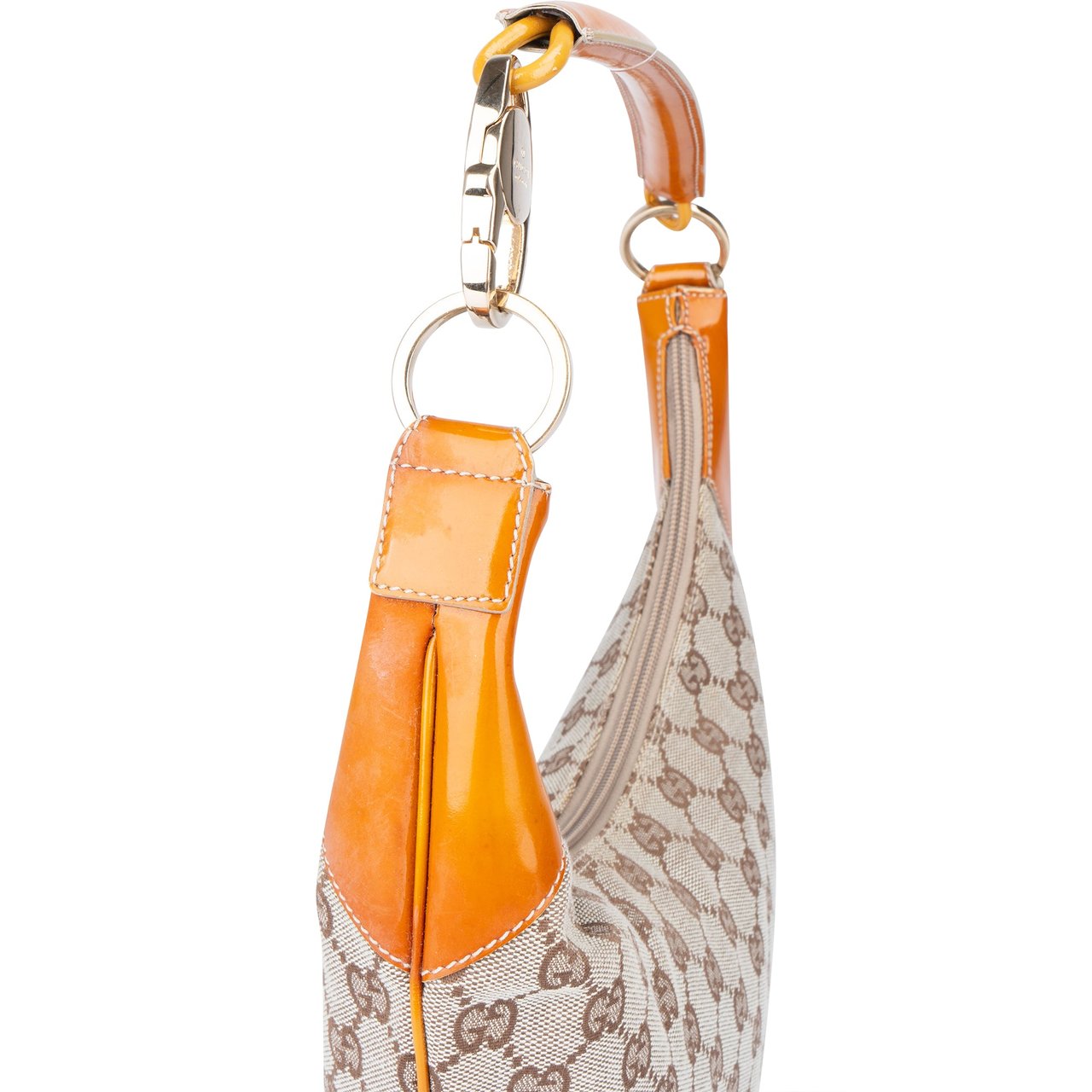 Gucci Gucci GG Monogram Patent Hobo Bag Divers