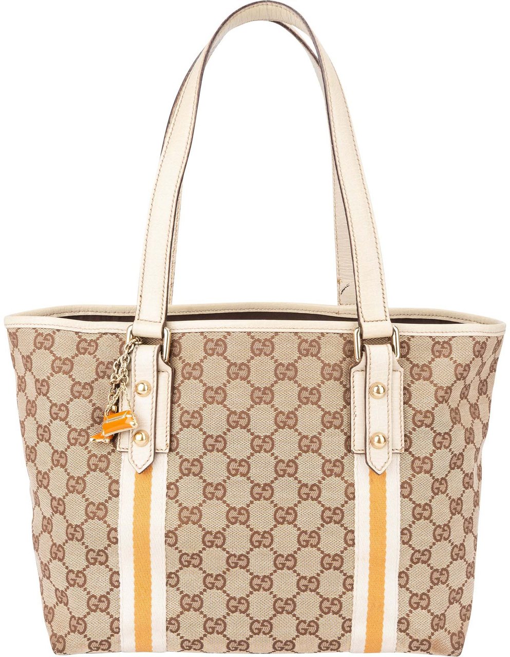 Gucci Gucci GG Monogram Jolicoeur Handbag Bruin