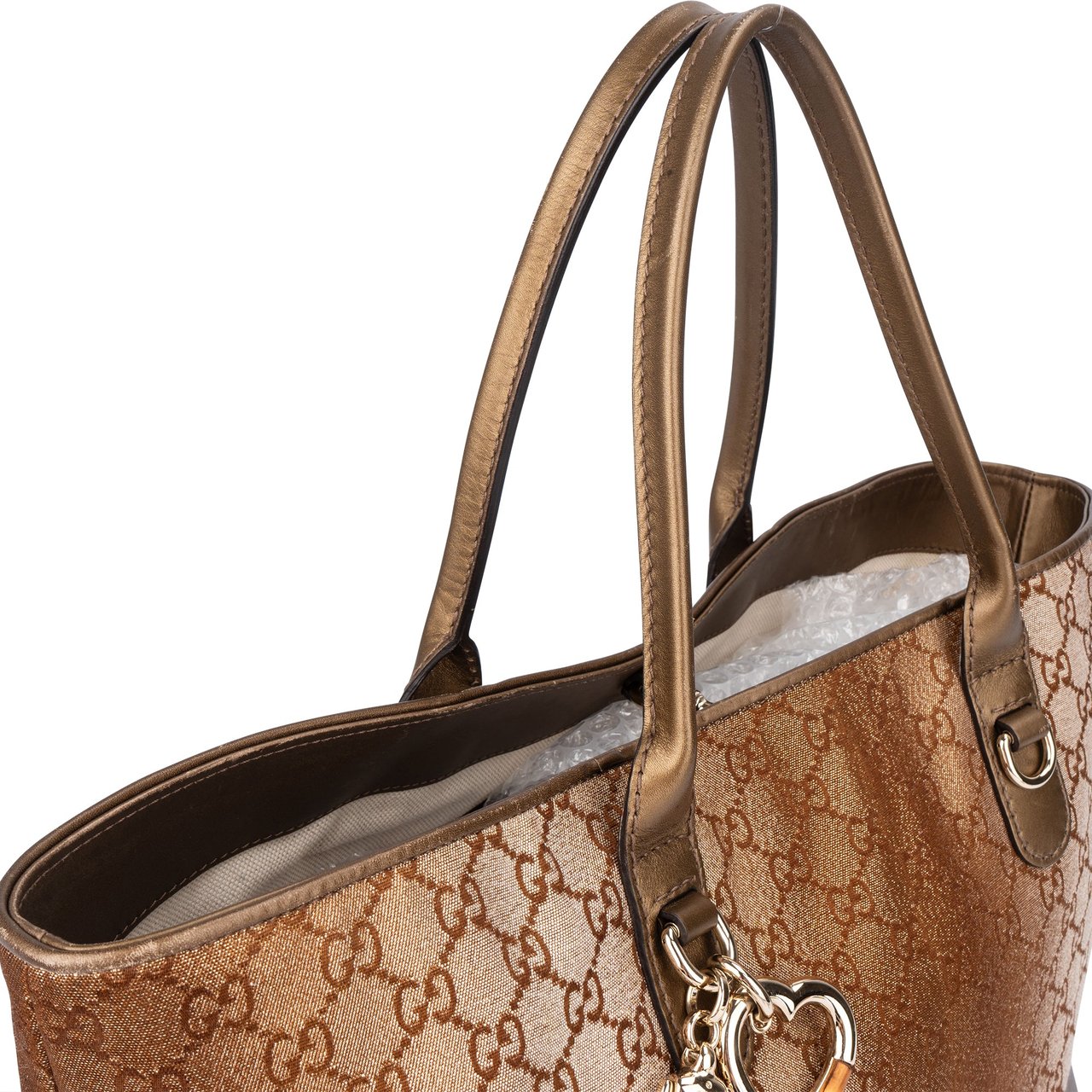 Gucci Gucci GG Monogram Charms Handbag Divers