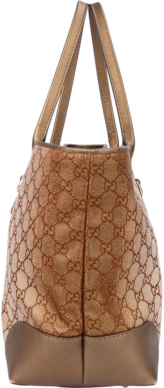 Gucci GG Monogram Charms Handbag Bruin