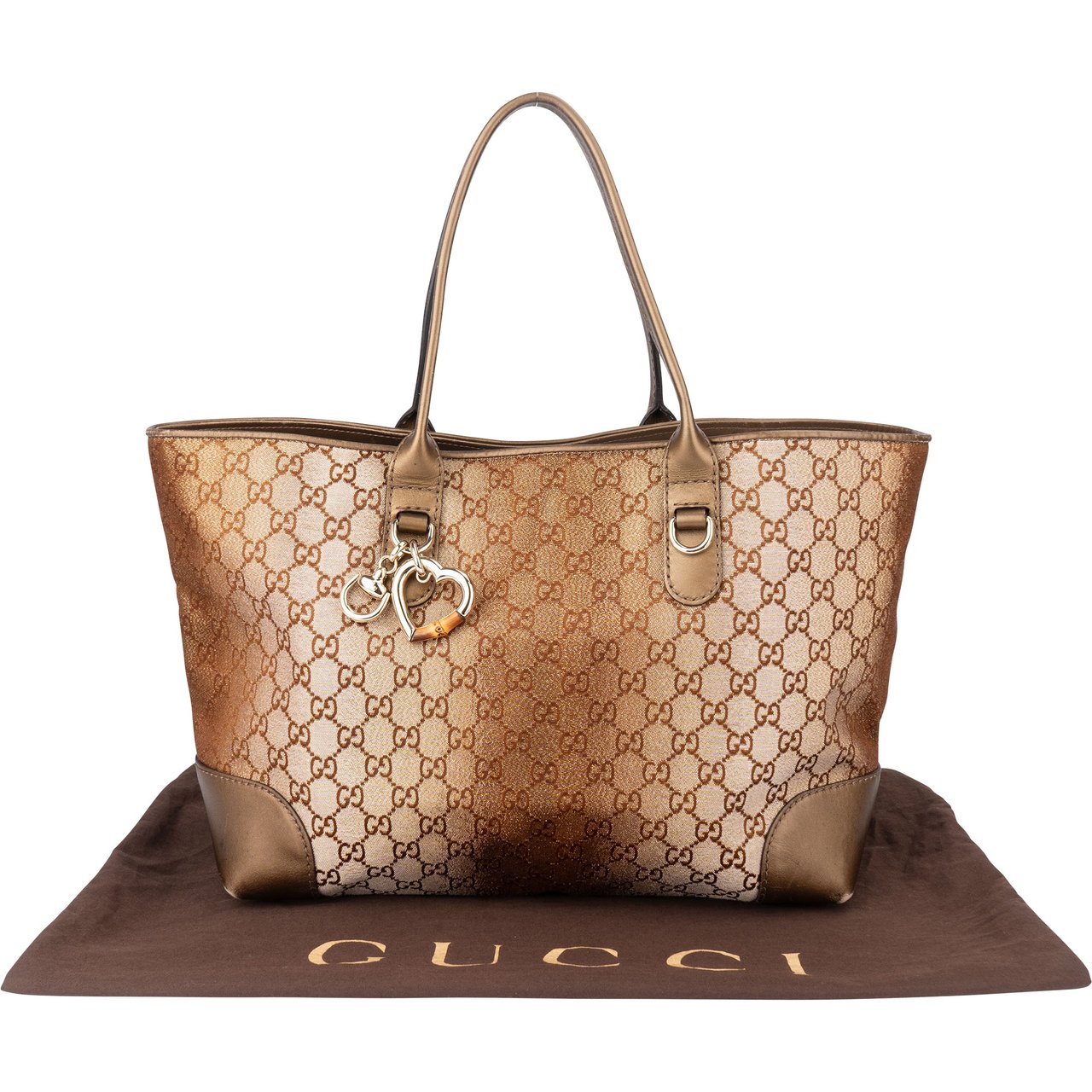 Gucci Gucci GG Monogram Charms Handbag Divers