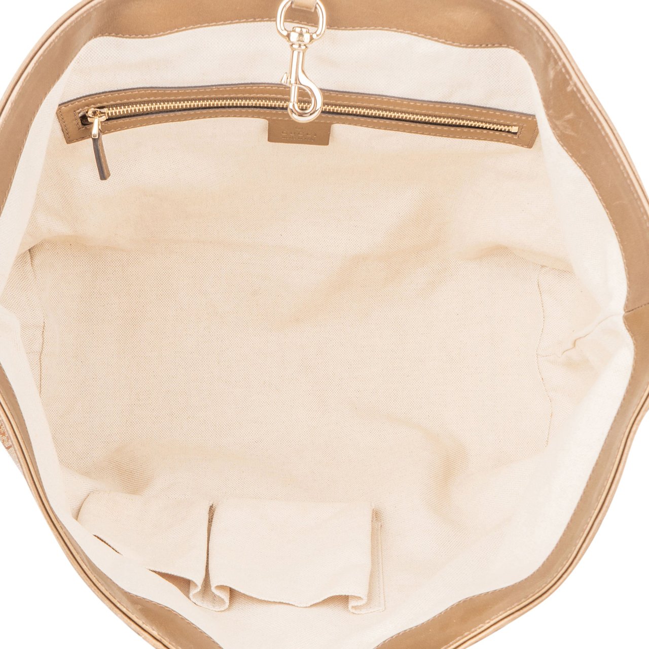 Gucci GG Monogram Charms Handbag Bruin