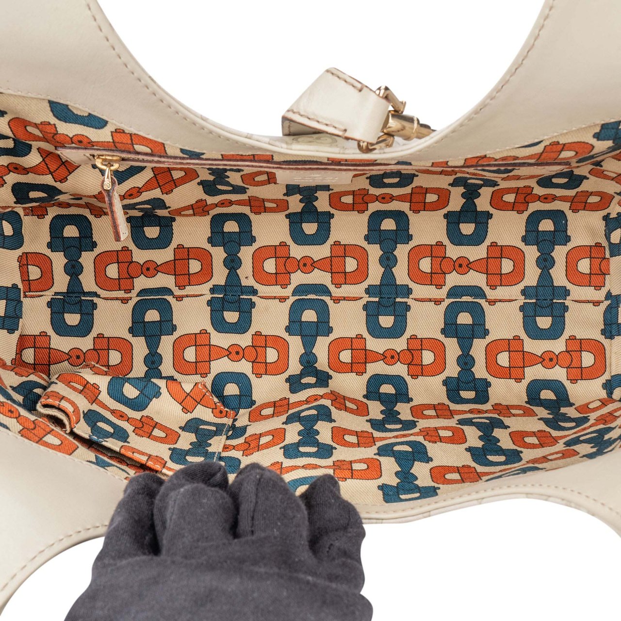 Gucci Gucci Premium GG Leather Monogram Jackie Handbag Divers