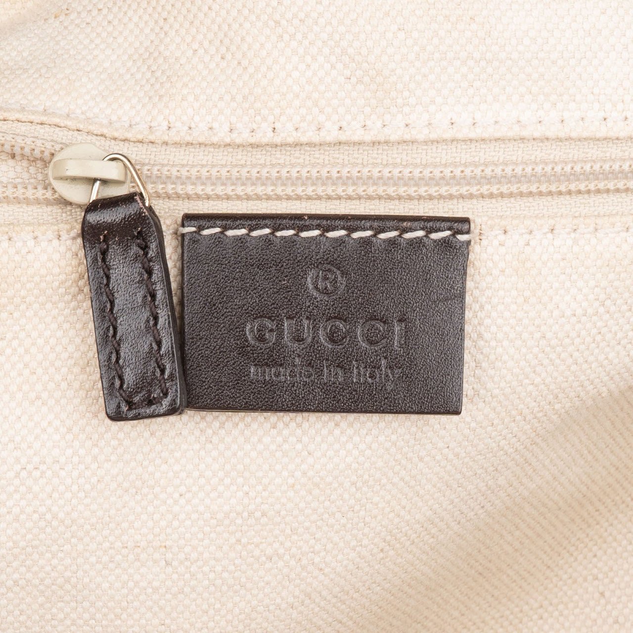 Gucci Monogram GG Canvas Sukey Handbag Beige