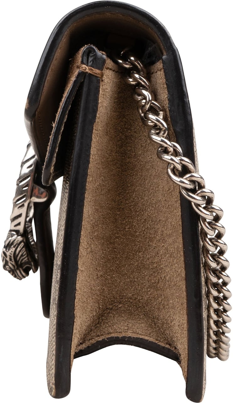 Gucci Monogram GG Supreme Canvas Dionysus Super Mini Crossbody Bag Beige