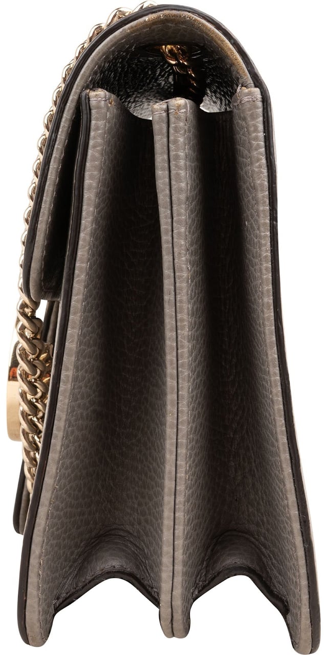 Gucci Grained Calfskin Interlocking GG Shoulder Crossbody Bag Divers
