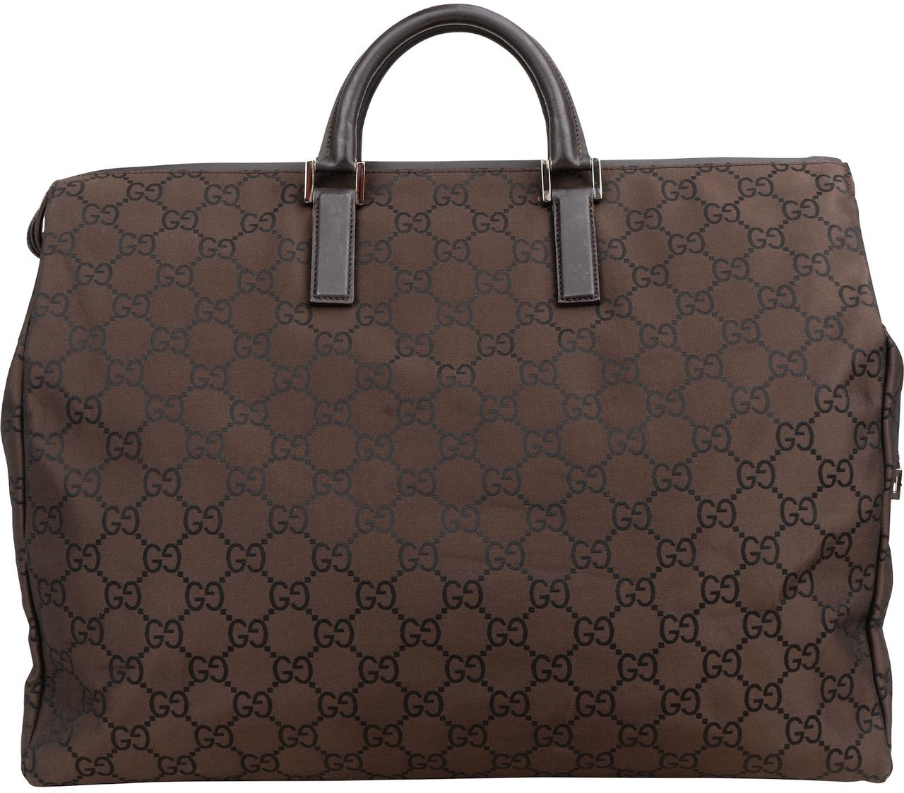 Gucci Monogram GG Canvas Duffle Bag Bruin